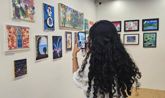 Arab Artists, Bold Colors and Finding Beauty in the Ordinary at Kutubna Cultural Center's Art Workshops