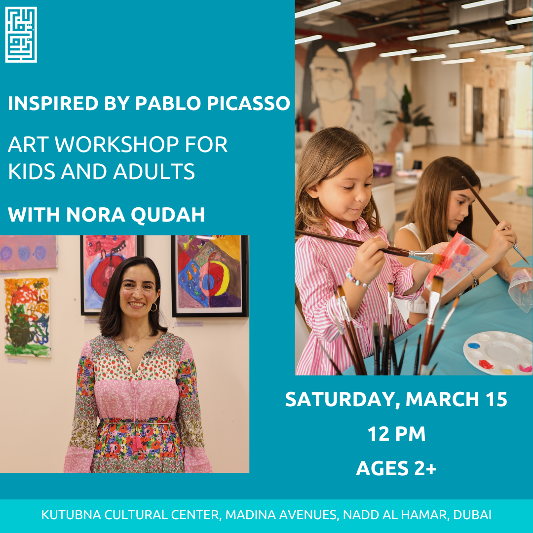 Inspired by Pablo Picasso: Art Workshop for Kids and Adults with Nora Qudah