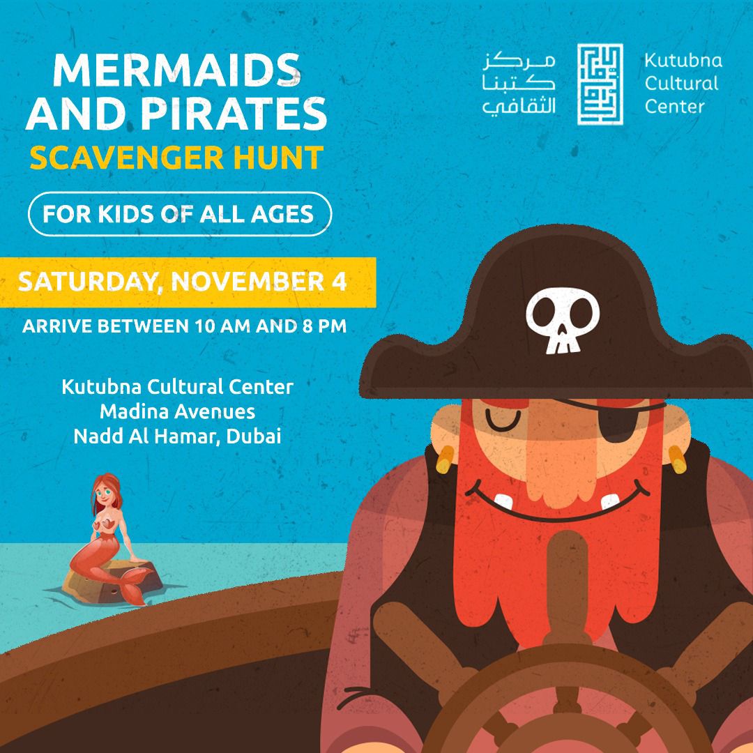 Saturday 4/11- Mermaids and Pirates Scavenger Hunt