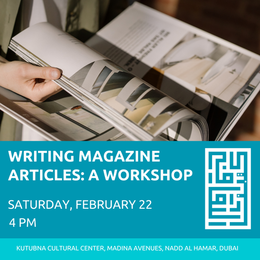 Writing Magazine Articles: A Workshop